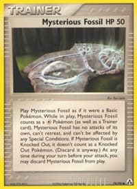 Mysterious Fossil - EX Legend Maker - Pokemon card