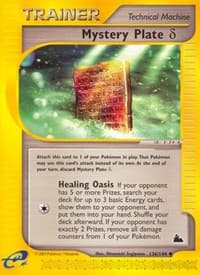 Mystery Plate Delta - Skyridge - Pokemon card