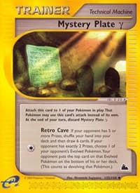 Mystery Plate Gamma - Skyridge - Pokemon card