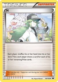 N (Supporter) - Dark Explorers - Pokemon card