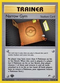 Narrow Gym - Gym Heroes - Pokemon card