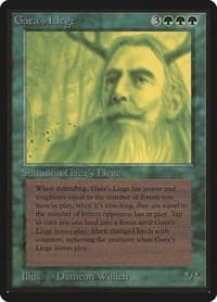 Gaea's Liege - Beta Edition - Magic: The Gathering card
