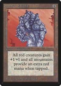 Gauntlet of Might - Beta Edition - Magic: The Gathering card