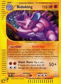Nidoking (H18) - Aquapolis - Pokemon card