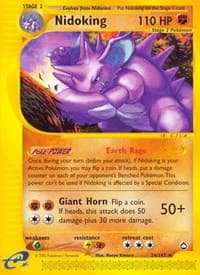 Nidoking (24) - Aquapolis - Pokemon card