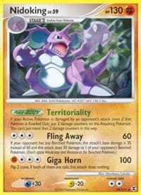 Nidoking - Rising Rivals - Pokemon card