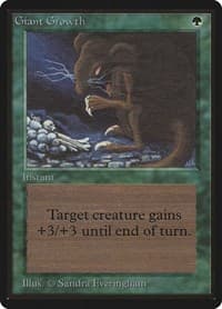 Giant Growth - Beta Edition - Magic: The Gathering card