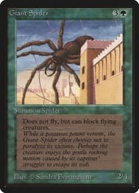 Giant Spider - Beta Edition - Magic: The Gathering card