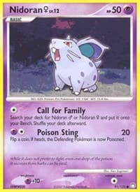 Nidoran F - Mysterious Treasures - Pokemon card