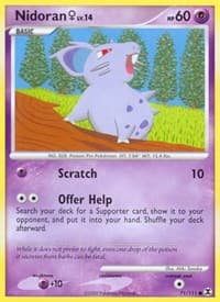 Nidoran F - Rising Rivals - Pokemon card
