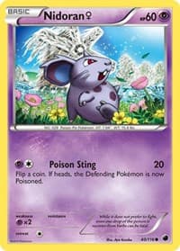 Nidoran F - Plasma Freeze - Pokemon card