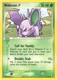 Nidoran M - EX FireRed & LeafGreen - Pokemon card