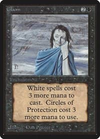 Gloom - Beta Edition - Magic: The Gathering card