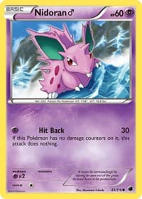 Nidoran M - Plasma Freeze - Pokemon card