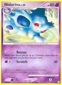 Nidorina - Mysterious Treasures - Pokemon card