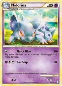 Nidorina - Triumphant - Pokemon card