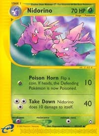Nidorino - Aquapolis - Pokemon card