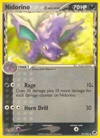 Nidorino (Delta Species) - EX Dragon Frontiers - Pokemon card