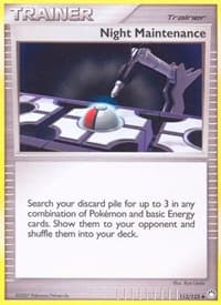 Night Maintenance - Mysterious Treasures - Pokemon card
