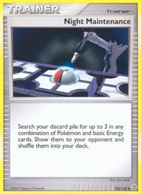 Night Maintenance - Secret Wonders - Pokemon card