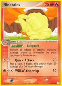 Ninetales - EX Hidden Legends - Pokemon card