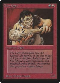 Gray Ogre - Beta Edition - Magic: The Gathering card