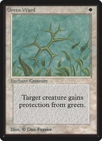 Green Ward - Beta Edition - Magic: The Gathering card