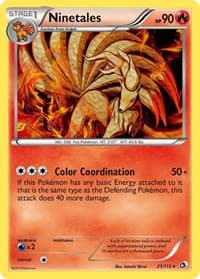 Ninetales - Legendary Treasures - Pokemon card