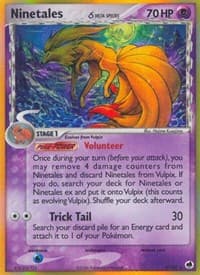 Ninetales (Delta Species) - EX Dragon Frontiers - Pokemon card