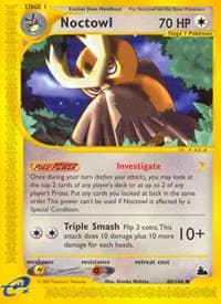 Noctowl - Skyridge - Pokemon card