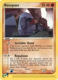 Nosepass - EX Ruby and Sapphire - Pokemon card