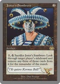 Jester's Sombrero - Unglued - Magic: The Gathering card