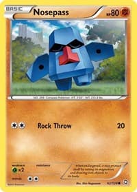 Nosepass - Dragons Exalted - Pokemon card