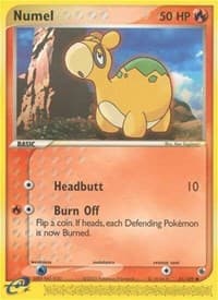 Numel - EX Ruby and Sapphire - Pokemon card
