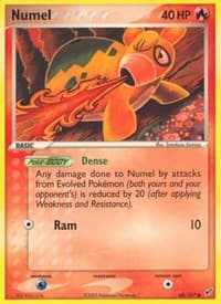 Numel - EX Deoxys - Pokemon card