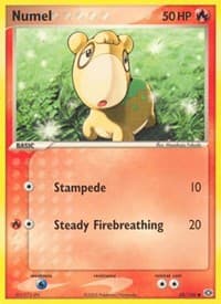 Numel - EX Emerald - Pokemon card