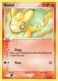 Numel - EX Holon Phantoms - Pokemon card