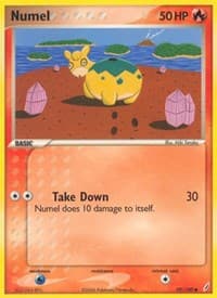 Numel - EX Crystal Guardians - Pokemon card
