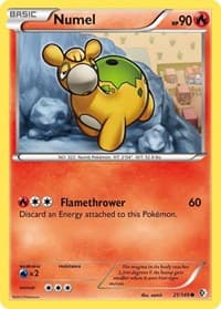 Numel - Boundaries Crossed - Pokemon card
