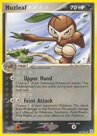 Nuzleaf - EX Hidden Legends - Pokemon card