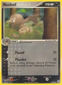 Nuzleaf - EX Legend Maker - Pokemon card