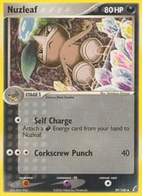 Nuzleaf - EX Crystal Guardians - Pokemon card