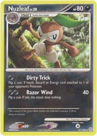 Nuzleaf - Diamond and Pearl - Pokemon card
