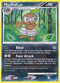 Nuzleaf - Rising Rivals - Pokemon card