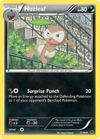 Nuzleaf - Next Destinies - Pokemon card