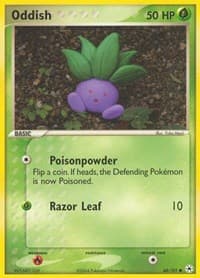 Oddish - EX Hidden Legends - Pokemon card