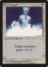 Holy Strength - Beta Edition - Magic: The Gathering card