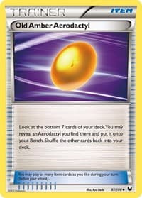 Old Amber Aerodactyl - Dark Explorers - Pokemon card