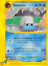 Omanyte - Skyridge - Pokemon card