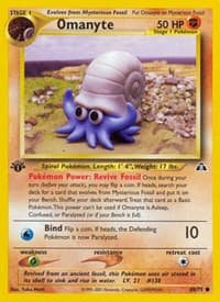 Omanyte - Neo Discovery - Pokemon card